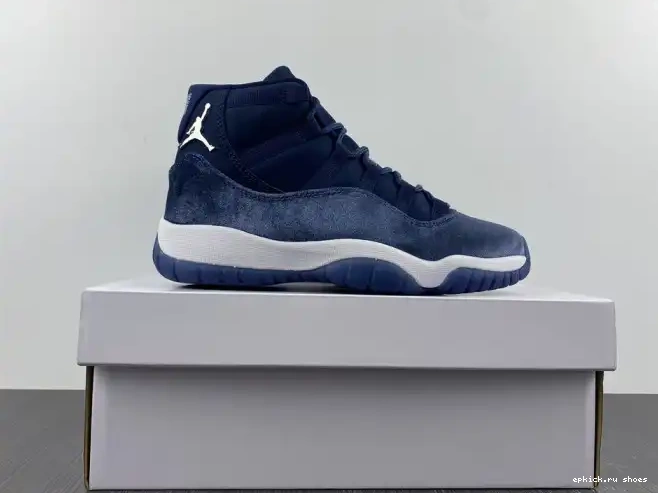 Cheap Velvet Jordan Midnight Air Navy WMNS 11 AR0715-441 0519